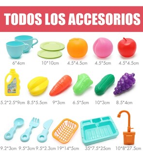 Foto 3 | Foto 3 | Juego De Fregadero Xtellar De Juguetes De Cocina Para Niños