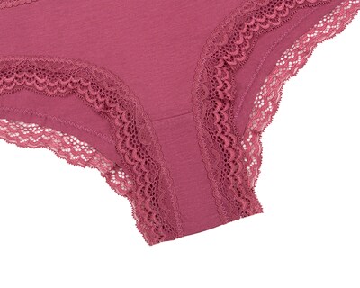 Foto 5 | Foto 5 | Panty Paqx3 Lilipink Algodón Encaje Tipo Hipster