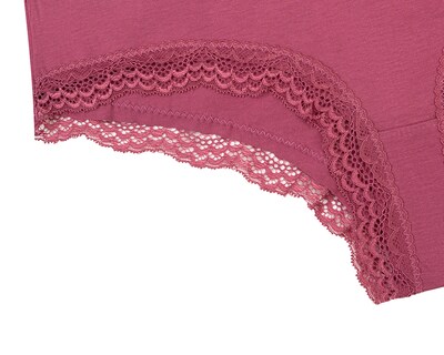 Foto 6 | Foto 6 | Panty Paqx3 Lilipink Algodón Encaje Tipo Hipster