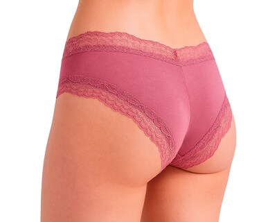 Foto 2 | Foto 2 | Panty Paqx3  Lilipink  Algodón Encaje  Tipo Hipster