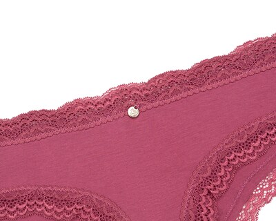 Foto 4 | Foto 4 | Panty Paqx3  Lilipink  Algodón Encaje  Tipo Hipster