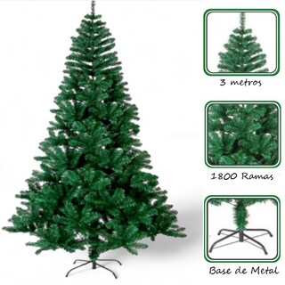 Foto 3 | Foto 3 | Árbol De Navidad Frondoso De Cm-top De 3 Metros Con 1800 Ramas