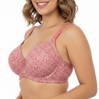 Foto 6 | Foto 6 | Brasier Lilipink Copa C Print Rose Microfibra De Alta Elongación