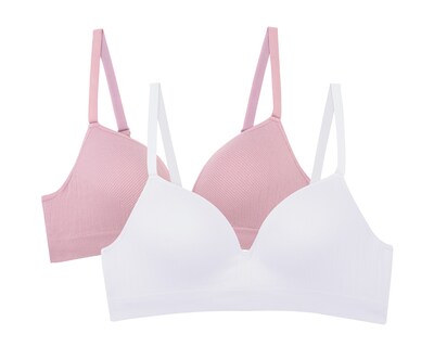 Foto 1 | Foto 1 | Brasier Paqx2 Lilipink Tipo Seamless White+purple Triangular