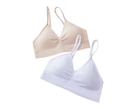 Top Copa Lilipin Tecnología Seamless White+Nude Material Elástico 2 piezas