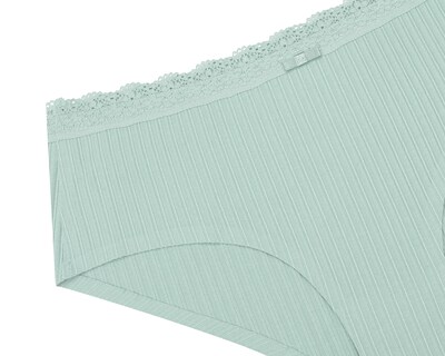 Foto 6 | Foto 6 | Panty Paqx2 Lilipink Algodón Tipo Hipster White+green Cobertura Media En Piernas Y Gluteos.