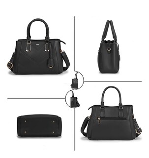Foto 4 | Foto 4 | ''bolso Tote Para Mujer En Pu Para Laptop 15.6 Pulgadas Negro Negro ''
