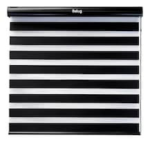 Persiana Doble Capa Zebra 100x200 Negra