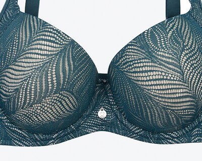 Foto 4 | Foto 4 | Brasier Individual  Lilipink  Encaje Copa B  Green  Cobertura 3/4