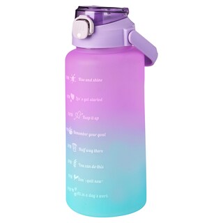 Foto 1 | Foto 1 | Set De 2 Botellas Motivacionales Lo Necesito Con Frases Inspiradoras Y Asa Soporte Para Celular 2 Piezas