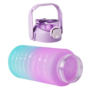 Foto 3 | Foto 3 | Set De 2 Botellas Motivacionales Lo Necesito Con Frases Inspiradoras Y Asa Soporte Para Celular 2 Piezas