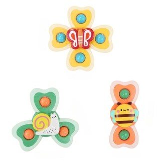 Foto 1 | Foto 1 | 3 Piezas De Juguetes Xtellar Sensoriales Giratorios Con Ventosas Col Colores.