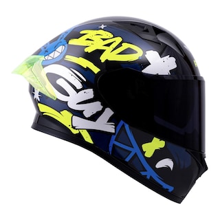 Foto 2 | Foto 2 | Casco Roda Course Negro Amarillo Bad Mica Humo Cerrado Svs Amarillo