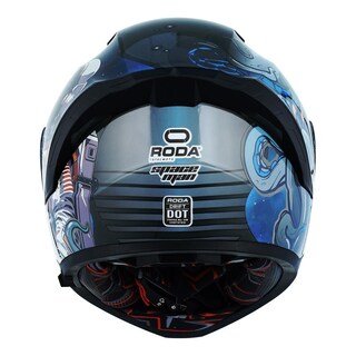 Foto 5 | Foto 5 | Casco Roda Drift Negro Space Man Cerrado Svs Negro