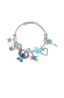 Foto 1 | Foto 1 | Pulsera Xtellar Plata Para Stitch Dije Ajustable