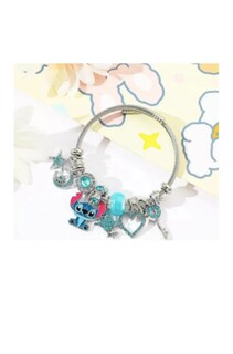 Foto 3 | Foto 3 | Pulsera Xtellar Plata Para Stitch Dije Ajustable
