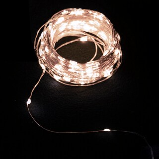 Foto 1 | Foto 1 | Luces Solares Cobre 2+10 M 100 Led Blanco Frío 8 Funciones Ip65