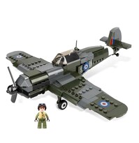 Azulamar Juguete Xtellar Spitfire Fighter Militar Ww2 Bloques Regalo