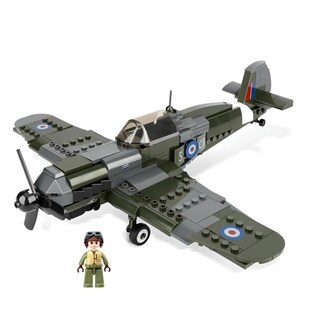 Foto 1 | Foto 1 | Azulamar Juguete Xtellar Spitfire Fighter Militar Ww2 Bloques Regalo