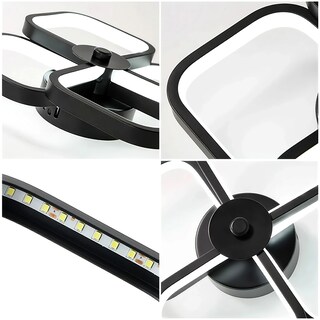 Foto 4 | Foto 4 | Lámpara De Techo Moderna Tricolor Lo Necesito Metal Y Acrílico  Estilo Industrial Retro  5-10 M²