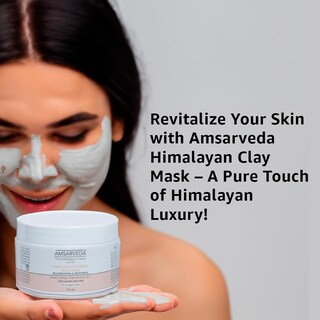 Foto 2 | Foto 2 | Mascarilla Amsarveda De Barro Del Himalaya  225 G  Arcilla Nutritiva - Venta Internacional.