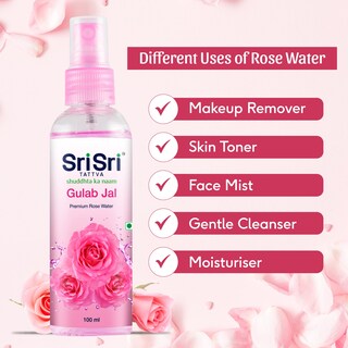 Foto 5 | Foto 5 | Agua De Rosas Sri Sri Tattva Gulab Jal  100 Ml  Paquete De 2 - Venta Internacional.