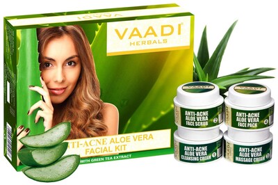 Foto 1 | Foto 1 | Kit Facial Nwil Vaadi Herbals Antiacné Con Aloe Vera  70 G - Venta Internacional.