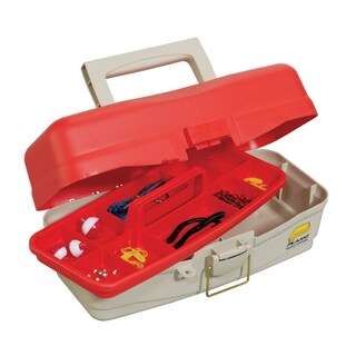 Foto 1 | Foto 1 | Tackle Box Plano One Take Me Fishing Con Aparejos Rojo/beige - Venta Internacional.