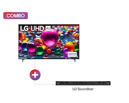 Pantalla 65 Pulgadas Lg Uhd Ai Ua75 4k +barra De Sonido Sk1d