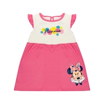Vestido Bebe Niña Minnie Mouse Disney Rosa