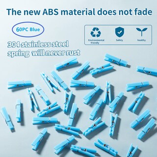 Foto 4 | Foto 4 | Pinzas Para Ropa Juxingdazyf Para Juegos De Baby Shower (60 Unidades)  Color Azul - Venta Internacional.