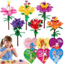 Kit De Construcción Hinzer Flowers Para Regalo De San Valentín  Paquete De 24 - Venta Internacional.