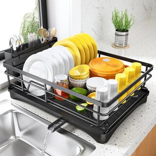 Foto 1 | Foto 1 | Estante Para Secar Platos Sntd Para Cocina Con Escurridor Y Soporte Para Utensilios - Venta Internacional.