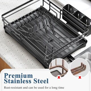 Foto 6 | Foto 6 | Estante Para Secar Platos Sntd Para Cocina Con Escurridor Y Soporte Para Utensilios - Venta Internacional.