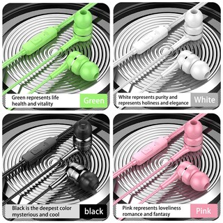 Foto 3 | Foto 3 | Auriculares Con Cable Vpb Con Micrófono  4 Paquetes (negro  Blanco  Rosa Y Verde) - Venta Internacional.