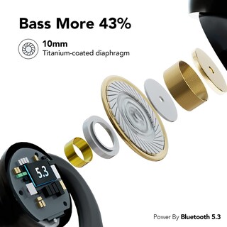 Foto 3 | Foto 3 | Auriculares Inalámbricos Kt1 Auriculares V5.3 Bluetooth 120h Playtime - Venta Internacional.