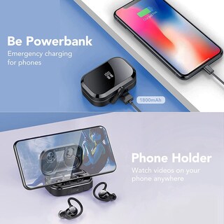 Foto 5 | Foto 5 | Auriculares Inalámbricos Kt1 Auriculares V5.3 Bluetooth 120h Playtime - Venta Internacional.
