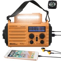 Batería Externa Solar Con Manivela Weather Radio Mesqool 5000 - Venta Internacional.
