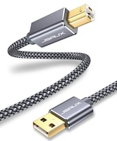 Cable De Impresora Jsaux Usb 2.0 Tipo A Macho A B Macho De 2 M  Gris - Venta Internacional.