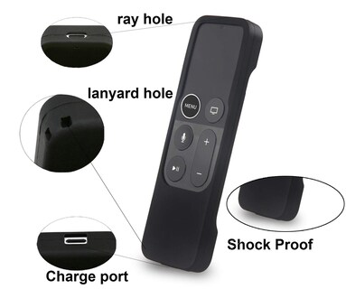 Foto 5 | Foto 5 | Funda De Silicona Para Apple Tv 4k/hd Siri Remote Tokerse - Rojo - Venta Internacional.