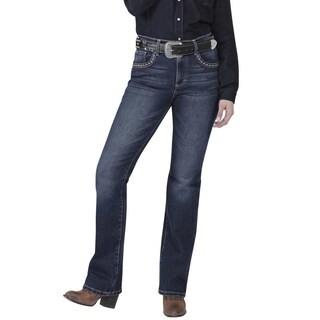 Foto 1 | Foto 1 | Jeans Vaquero Wrangler Mujer High Rise Corte Bota 584 Multicolor