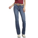 Jeans Vaquero Wrangler Mujer High Rise Corte Bota 926 Multicolor