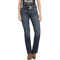 Jeans Vaquero Wrangler Mujer High Rise Corte Bota 581 Multicolor