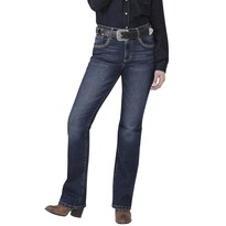 Jeans Vaquero Wrangler Mujer High Rise Corte Bota 584 Multicolor