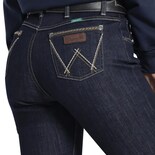 Jeans Vaquero Wrangler Mujer High Rise Corte Bota 944 Multicolor