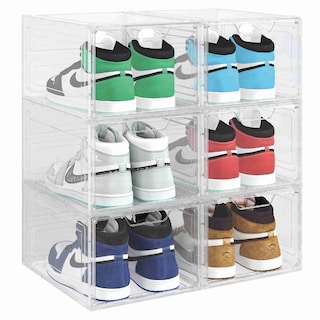 Foto 1 | Foto 1 | Organizador De Zapatos Elly Prestige - Set 6 Cajas Transparentes Apilables Con Puertas Magnéticas