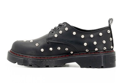 Foto 2 | Foto 2 | Choclos Offlander Tipo Derby Piel Crazy Negro Estoperoles Spikes