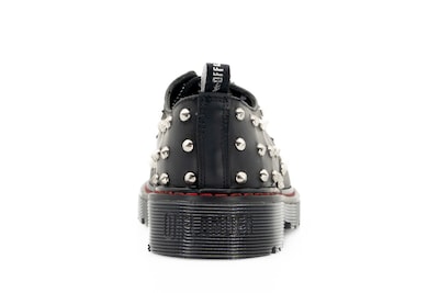 Foto 4 | Foto 4 | Choclos Offlander  Tipo Derby  Piel Crazy  Negro  Estoperoles Spikes