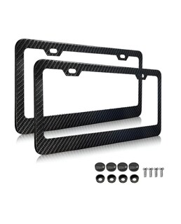 Foto 1 | Foto 1 | Porta Placas Auto Adecuado Para El Montaje De La Placa De Matrícula Delantera Y Trasera Inoxidable Impermeable Y Resistente A La