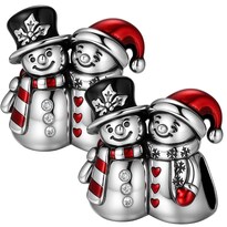 Dije Navideño Amistad Alegreventdepot Mxcxa-002 2 Piezas Plata S925 Chapa Muticolor